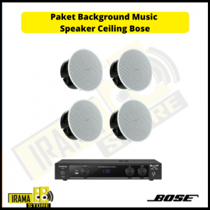 Paket Background Music Indoor Speaker Ceiling Bose - 4 Speaker